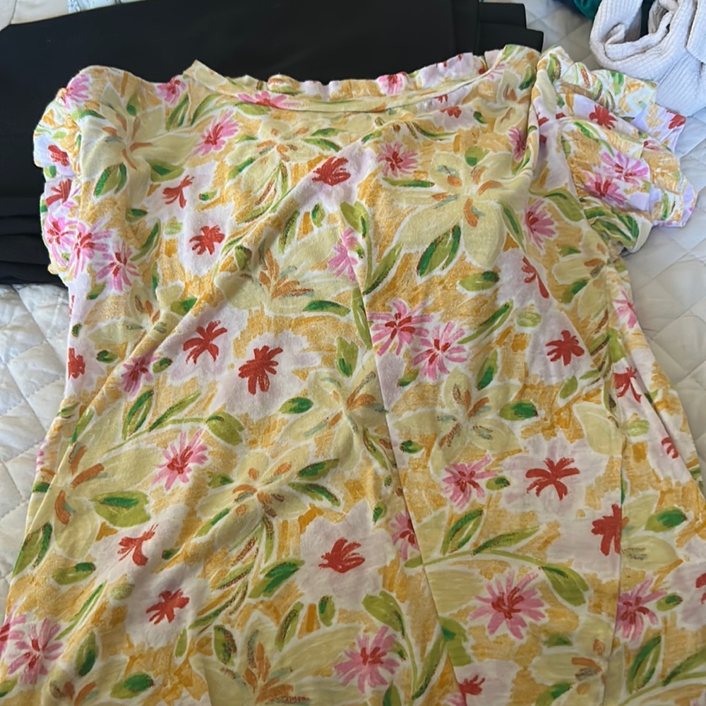 Floral crown and Ivy top